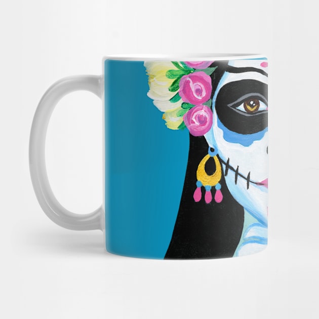 Day of the Dead Sugar Skull Girl by IvyLilyArt